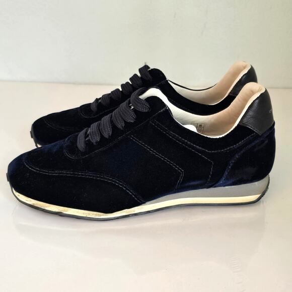 Rag & Bone Dylan Velvet Sneakers womens 6.5 Blue Festive Season Casual Retro - Picture 5 of 10
